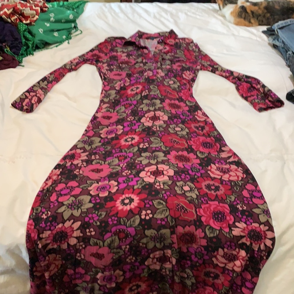 Vintage boden midi dress 8